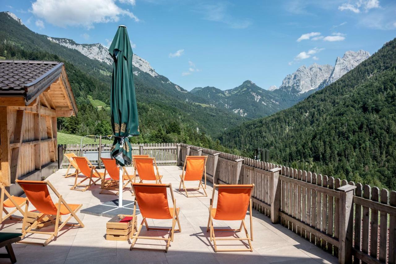 Berg'K'Hof Kaisertal - Alpine Hideaway เอบส์ ภายนอก รูปภาพ